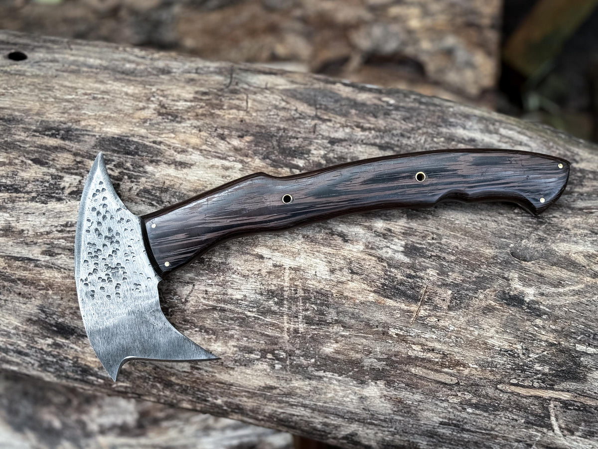 Sayoc Tactical Tomahawk Axe , Inspired by Winkler Axe, Full Tang Camping Hatchet, Bush Craft Axe - Gift for Men